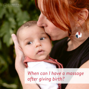 post natal massage